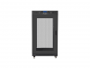 SZAFA INSTALACYJNA RACK STOJĄCA 19 22U 600X600 CZARNA DRZWI PERFOROWANE LCD LANBERG (FLAT PACK) V2